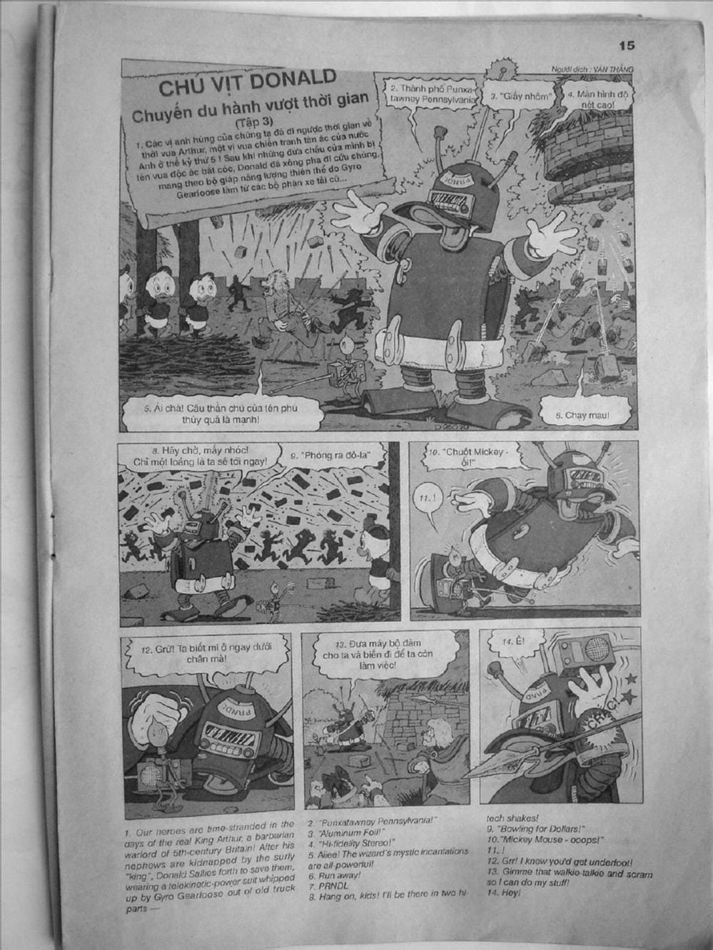 Truyện Tranh Donald Và Bạn Hữu trang 2