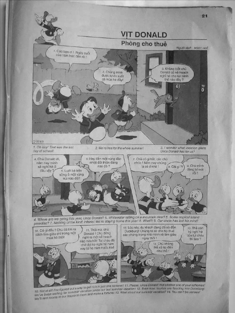 Truyện Tranh Donald Và Bạn Hữu trang 2