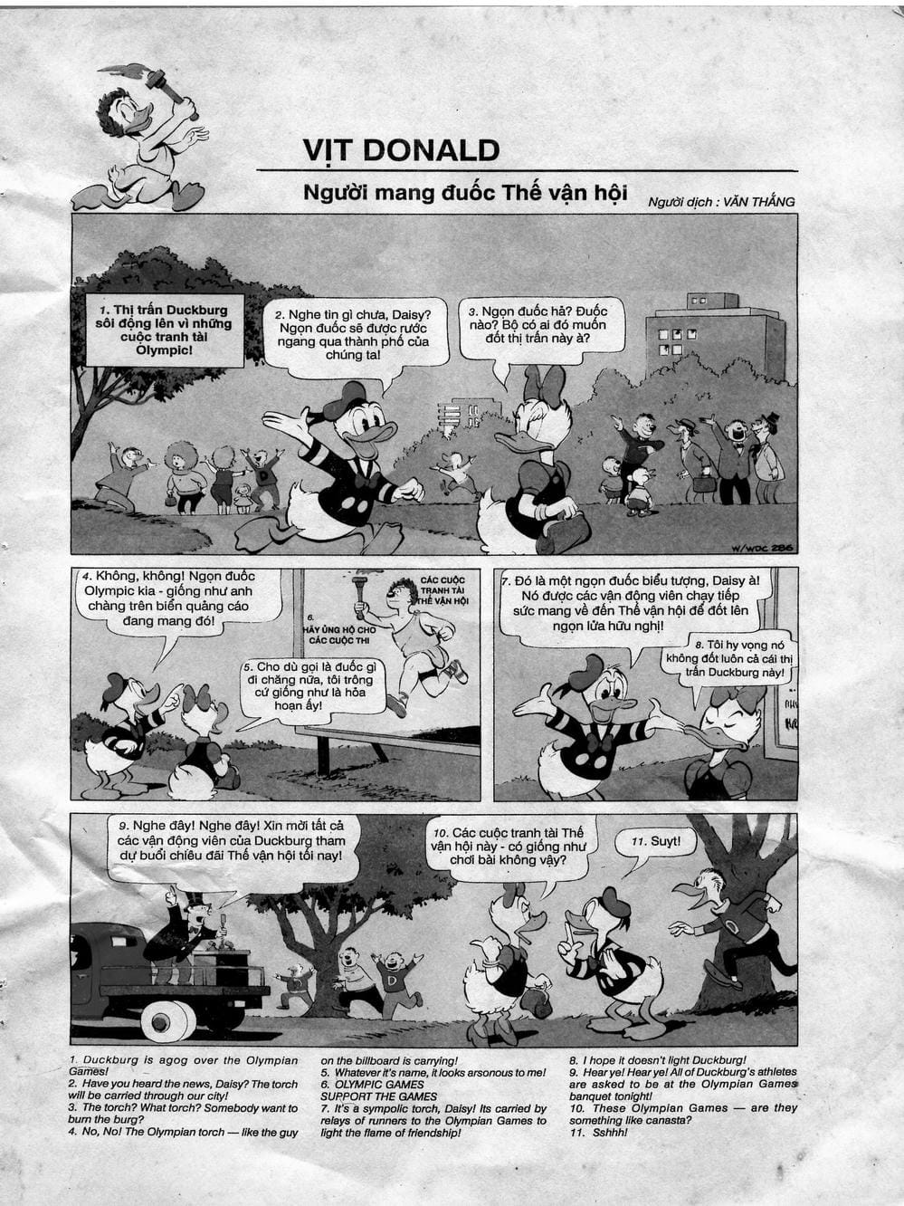 Truyện Tranh Donald Và Bạn Hữu trang 2