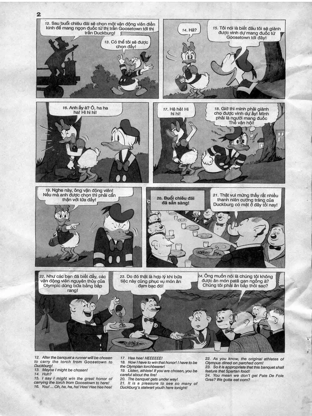 Truyện Tranh Donald Và Bạn Hữu trang 2