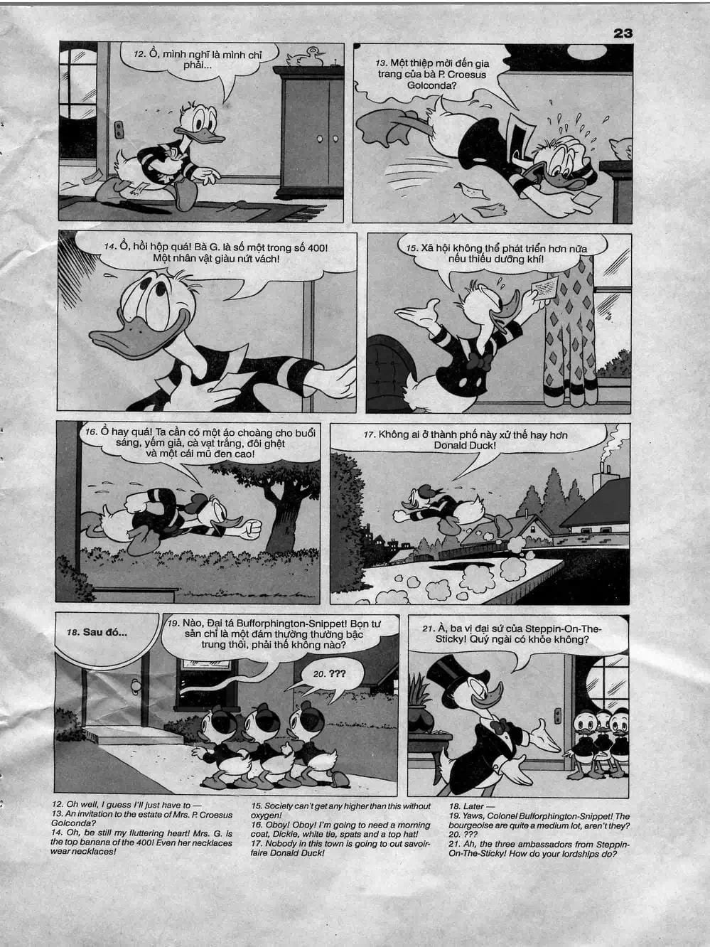 Truyện Tranh Donald Và Bạn Hữu trang 2