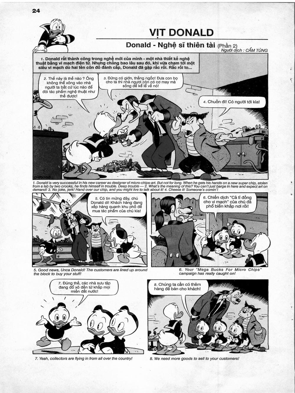 Truyện Tranh Donald Và Bạn Hữu trang 2