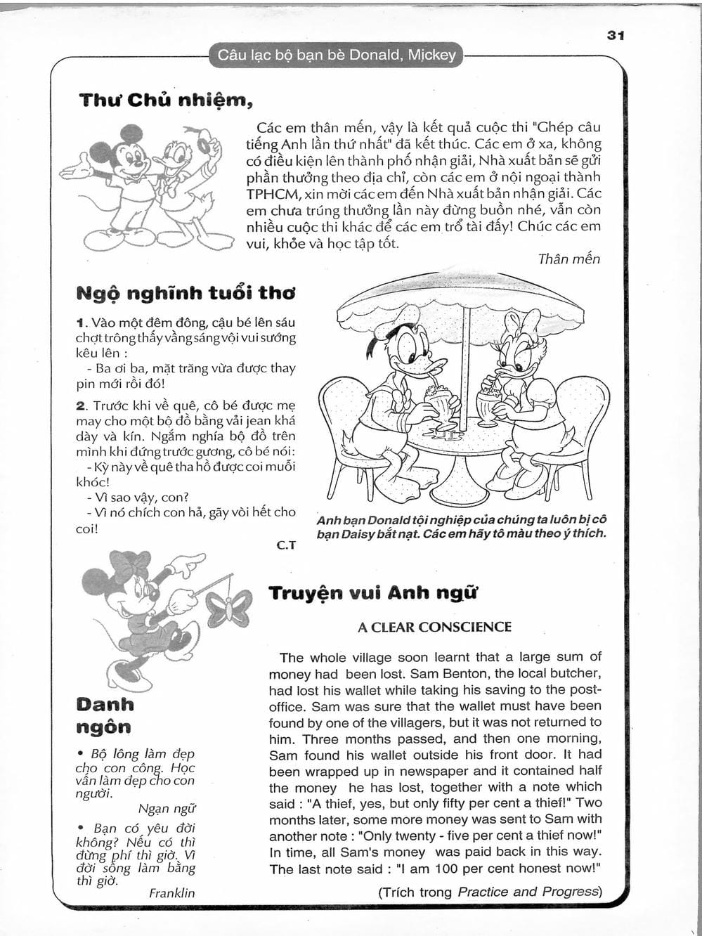 Truyện Tranh Donald Và Bạn Hữu trang 2