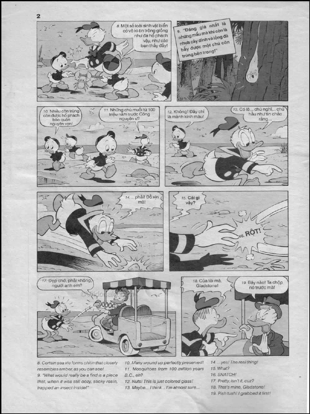 Truyện Tranh Donald Và Bạn Hữu trang 2