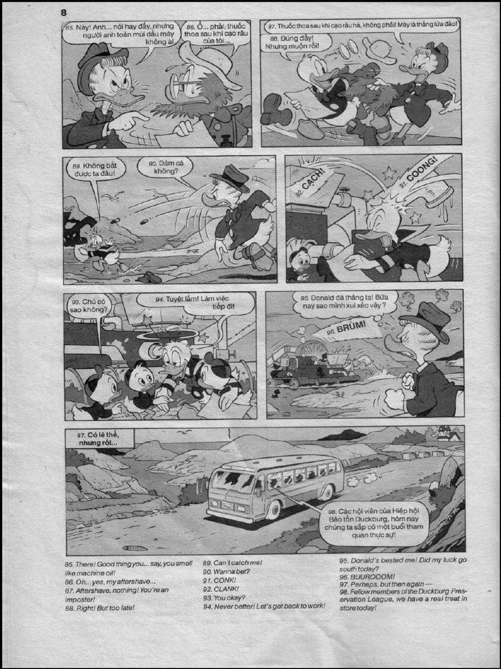 Truyện Tranh Donald Và Bạn Hữu trang 2