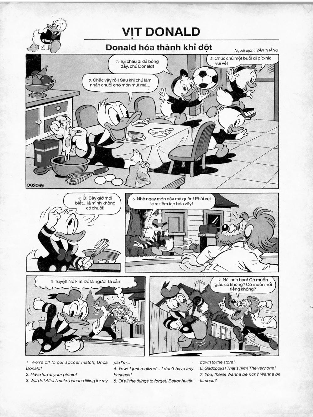 Truyện Tranh Donald Và Bạn Hữu trang 2