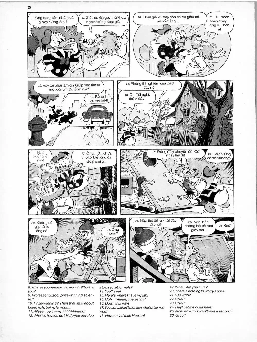 Truyện Tranh Donald Và Bạn Hữu trang 2