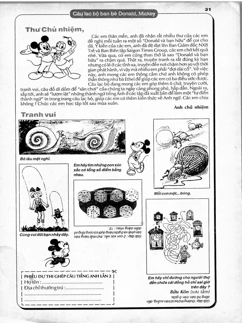 Truyện Tranh Donald Và Bạn Hữu trang 2