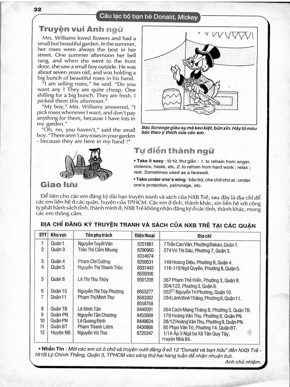 Truyện Tranh Donald Và Bạn Hữu trang 2