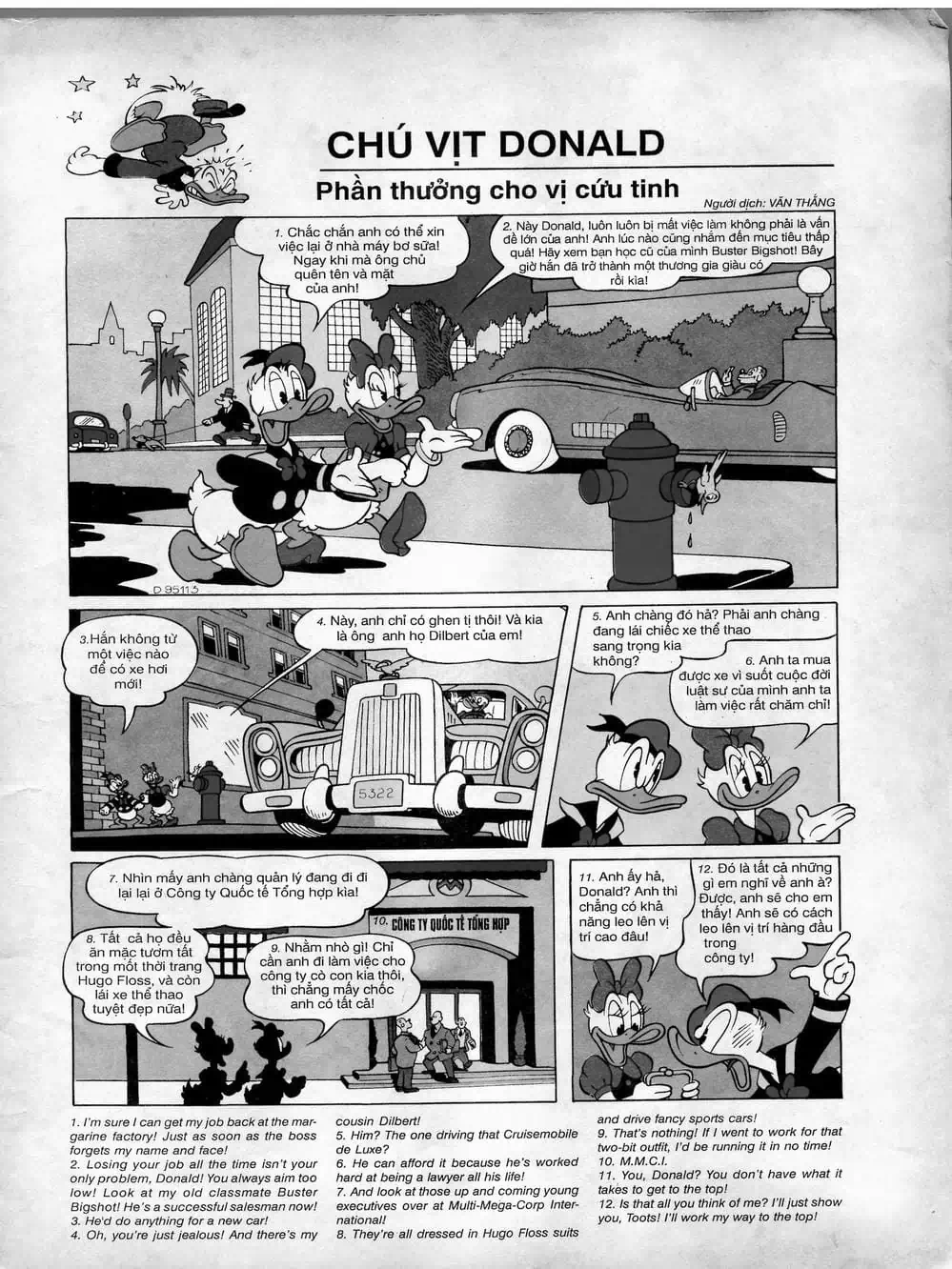 Truyện Tranh Donald Và Bạn Hữu trang 2