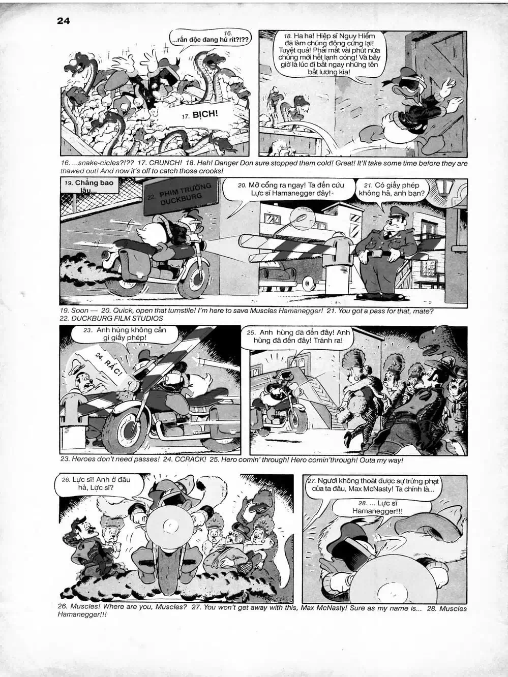 Truyện Tranh Donald Và Bạn Hữu trang 2