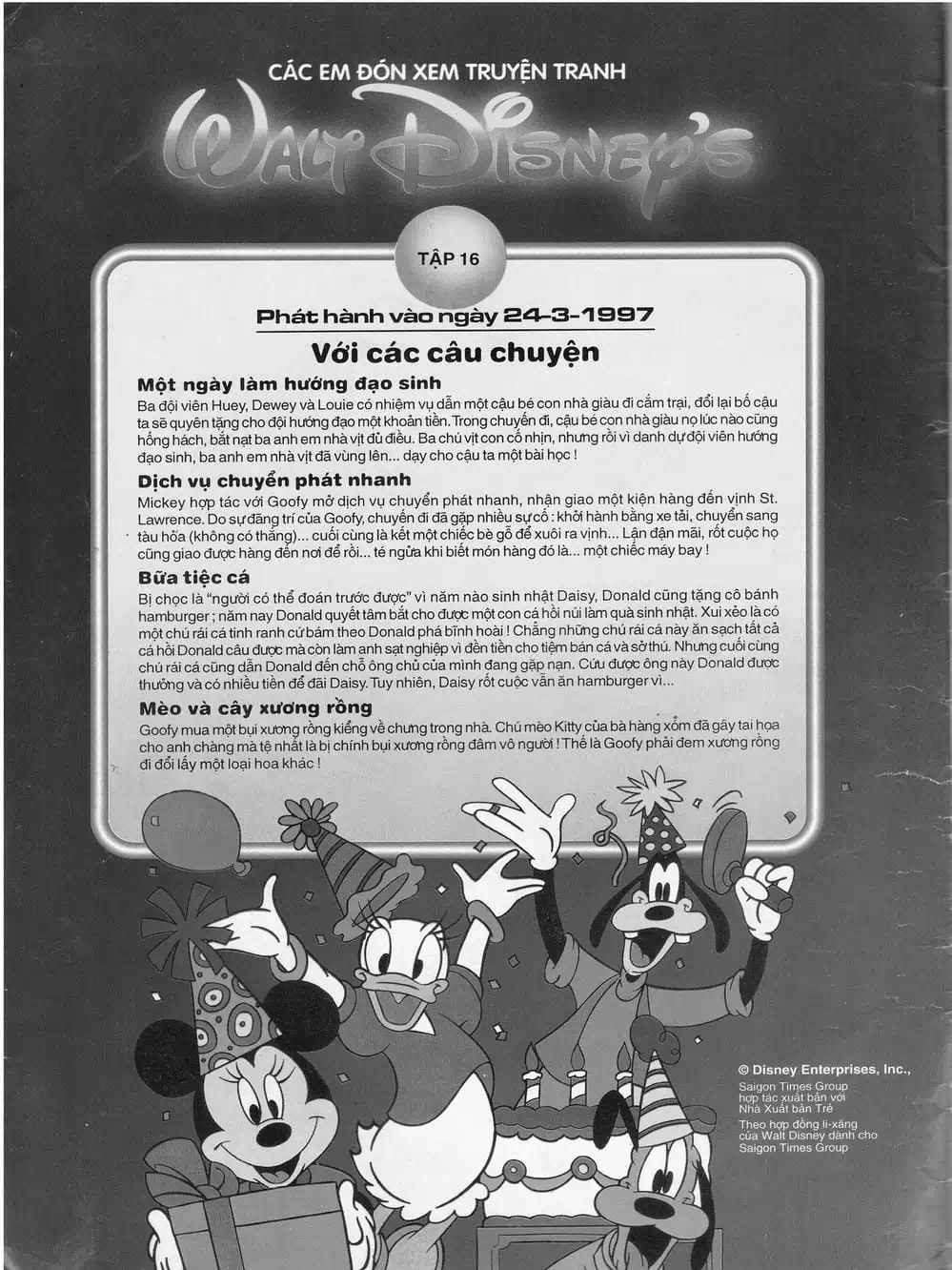 Truyện Tranh Donald Và Bạn Hữu trang 2
