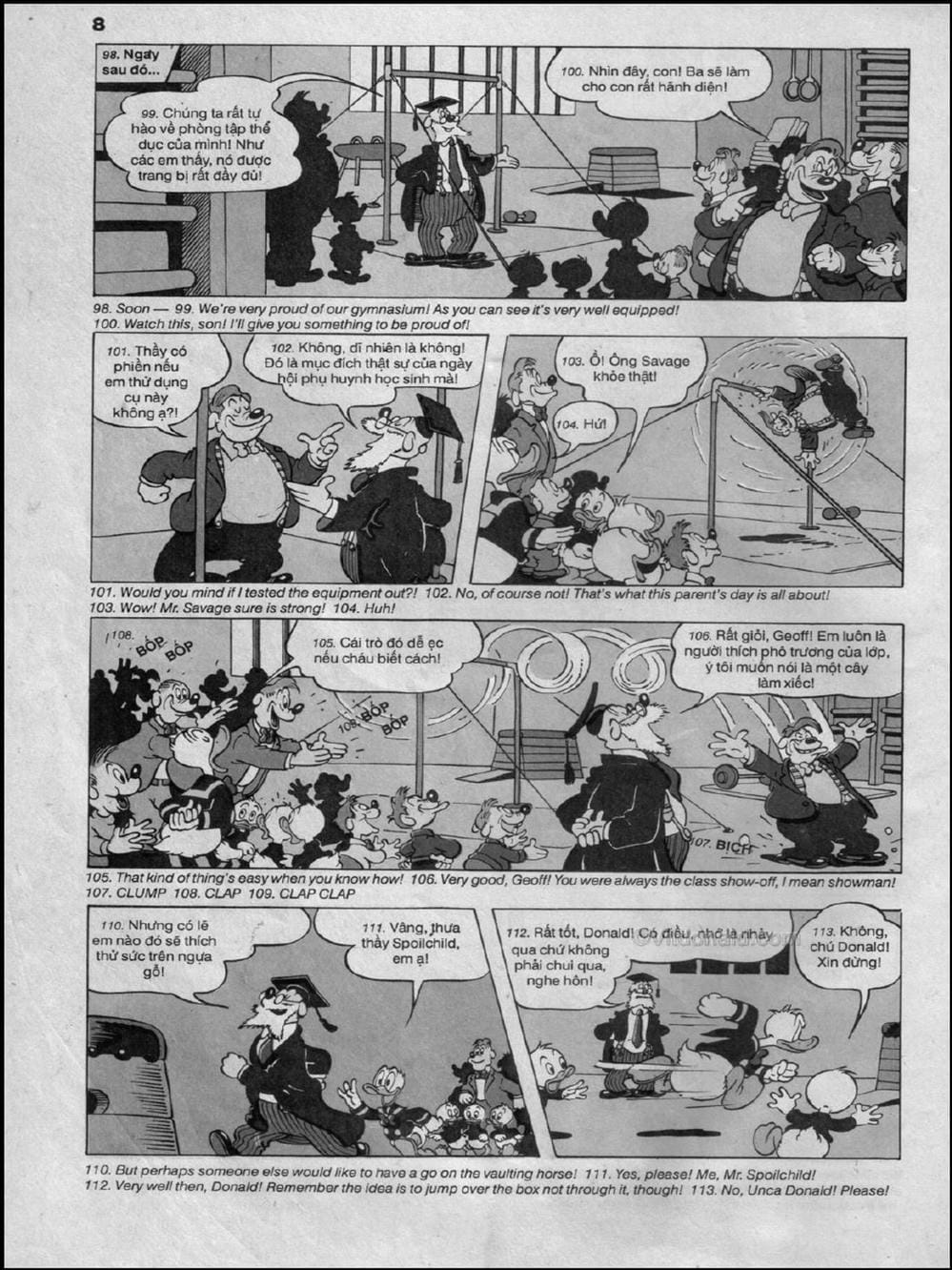 Truyện Tranh Donald Và Bạn Hữu trang 2