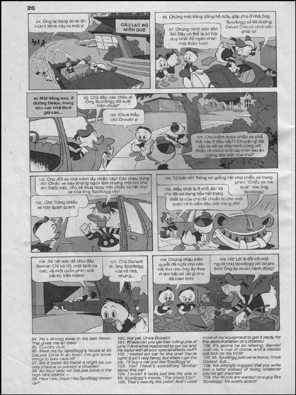 Truyện Tranh Donald Và Bạn Hữu trang 2