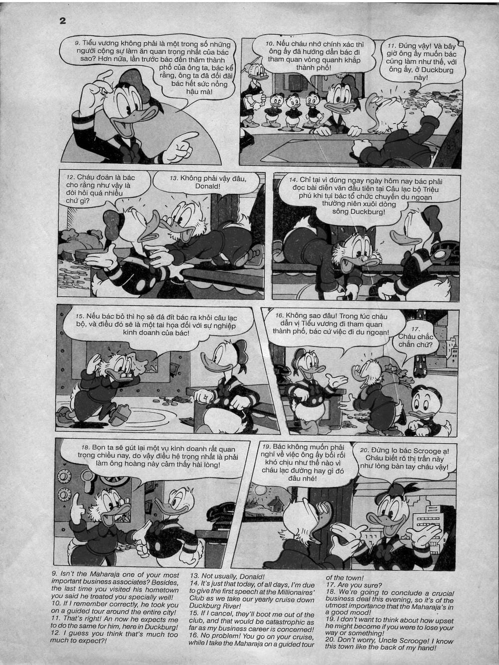 Truyện Tranh Donald Và Bạn Hữu trang 2