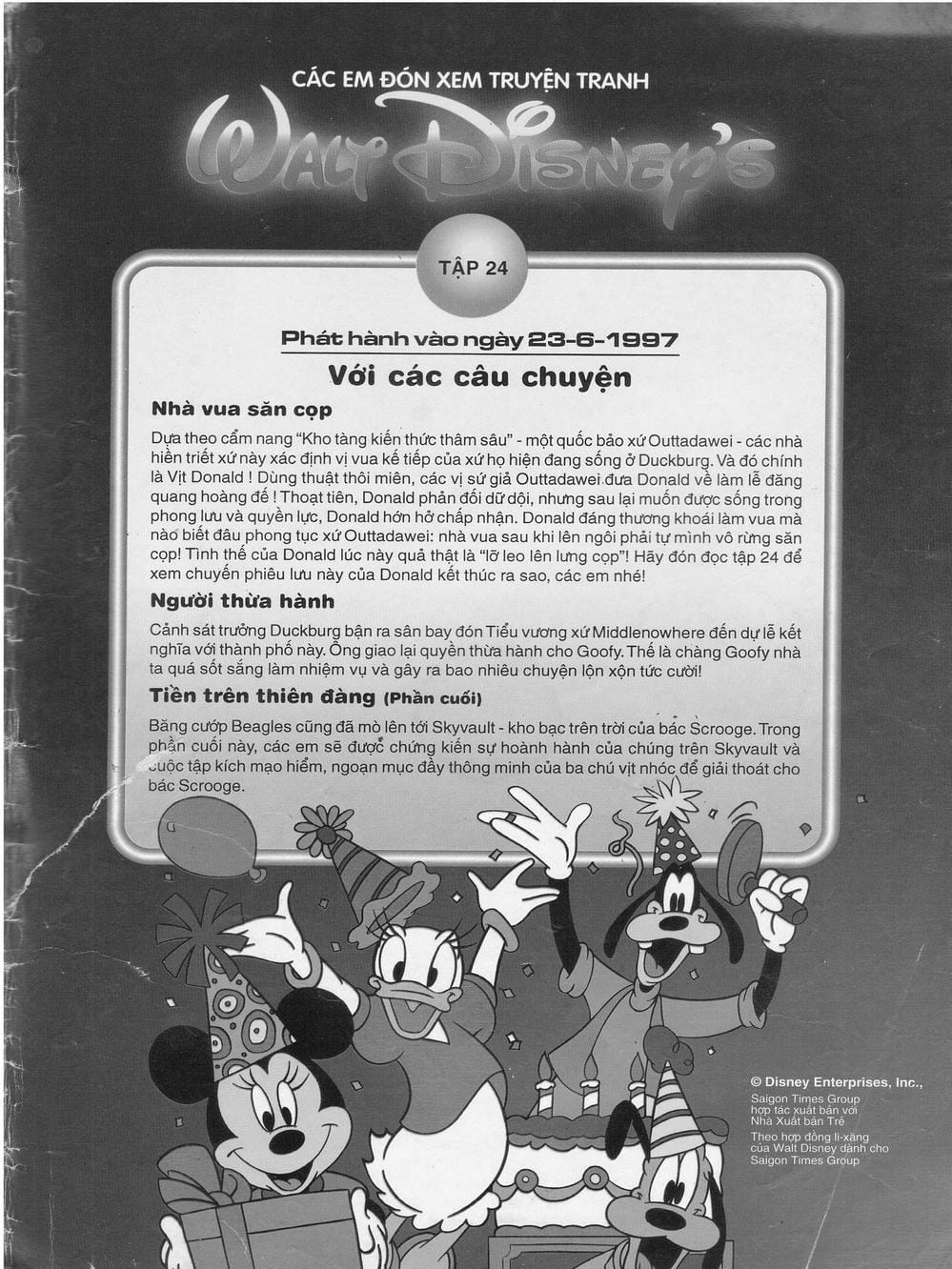 Truyện Tranh Donald Và Bạn Hữu trang 2