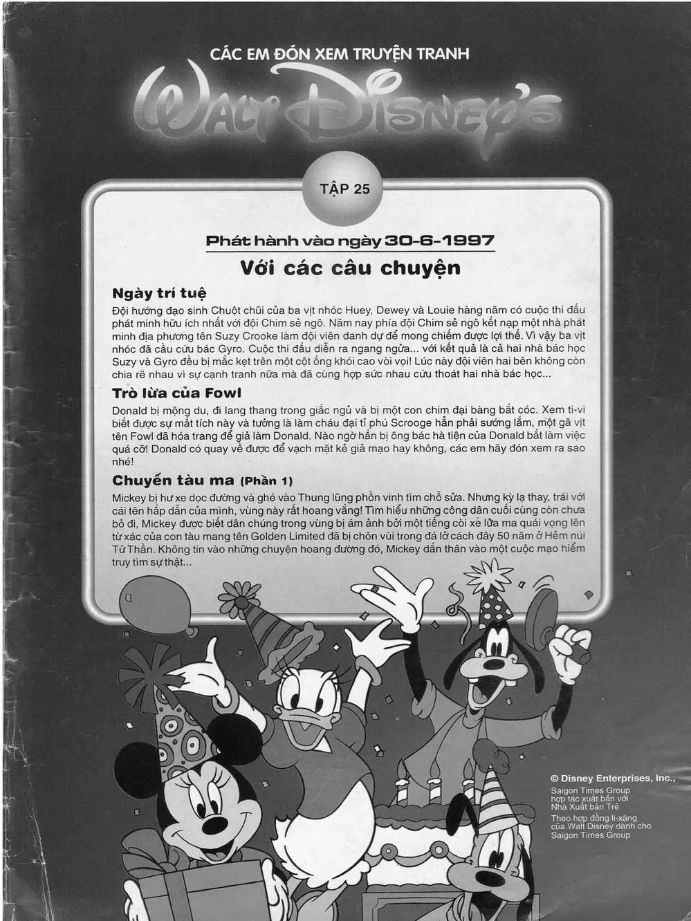 Truyện Tranh Donald Và Bạn Hữu trang 2