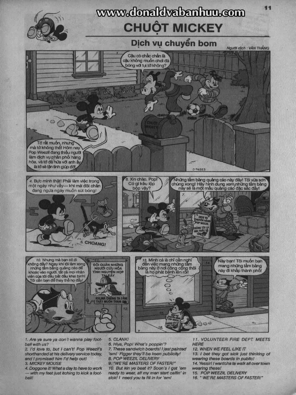 Truyện Tranh Donald Và Bạn Hữu trang 2
