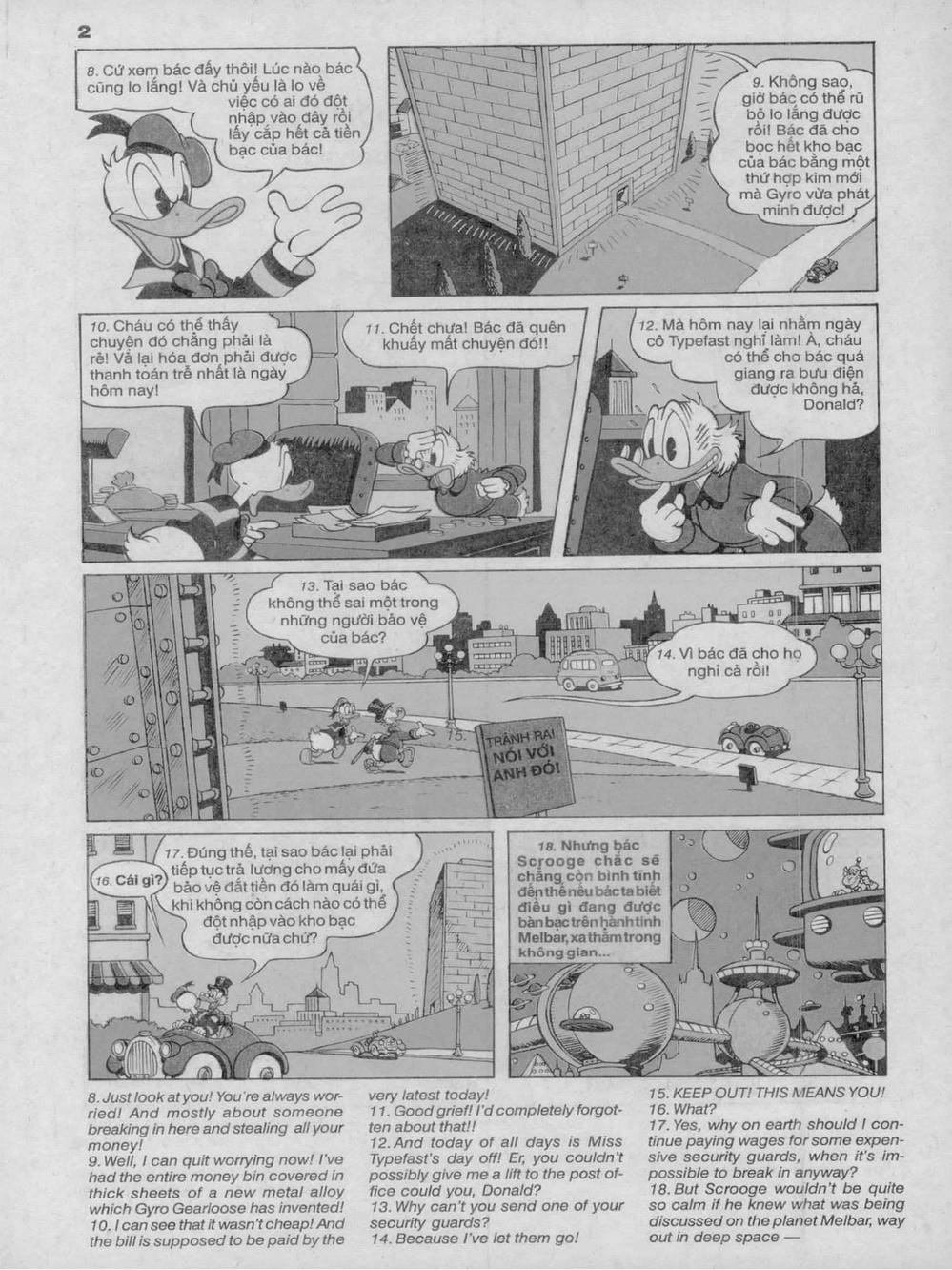 Truyện Tranh Donald Và Bạn Hữu trang 2
