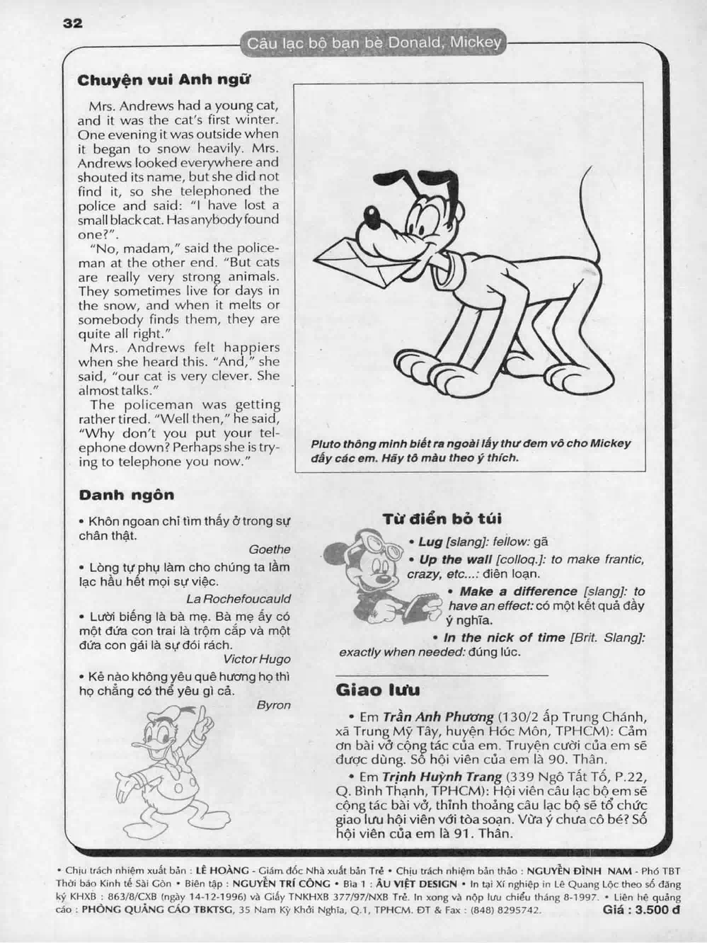 Truyện Tranh Donald Và Bạn Hữu trang 2