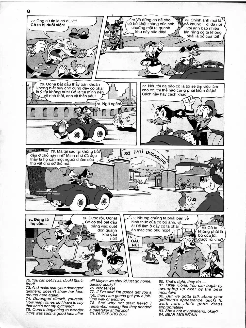 Truyện Tranh Donald Và Bạn Hữu trang 2