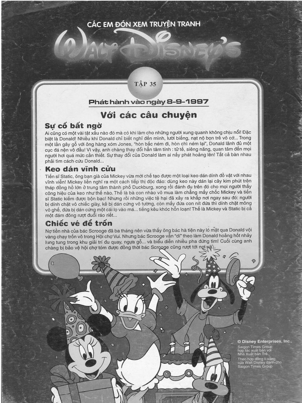 Truyện Tranh Donald Và Bạn Hữu trang 2