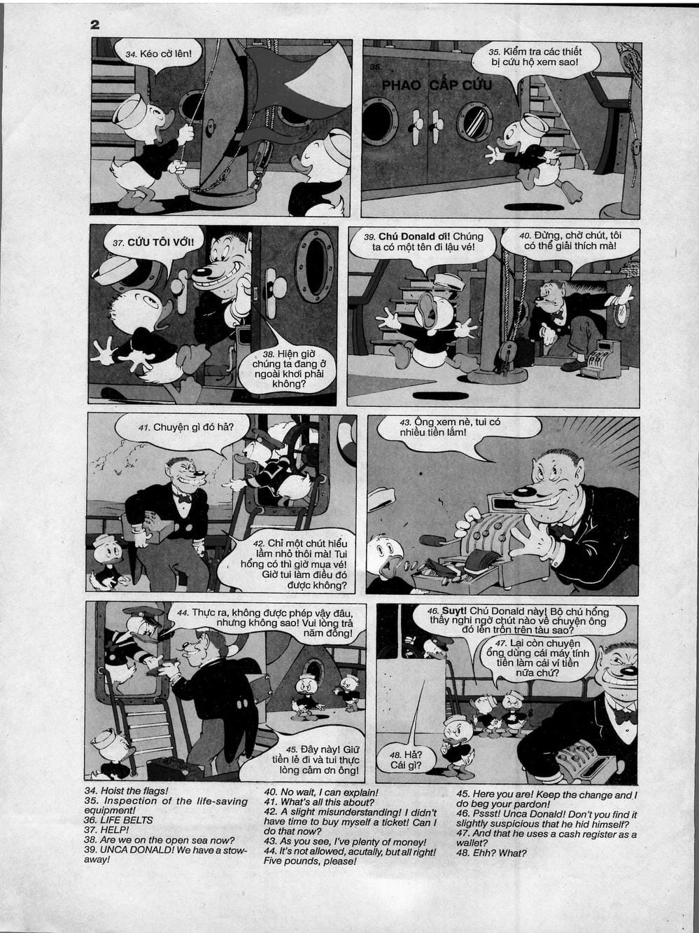 Truyện Tranh Donald Và Bạn Hữu trang 2