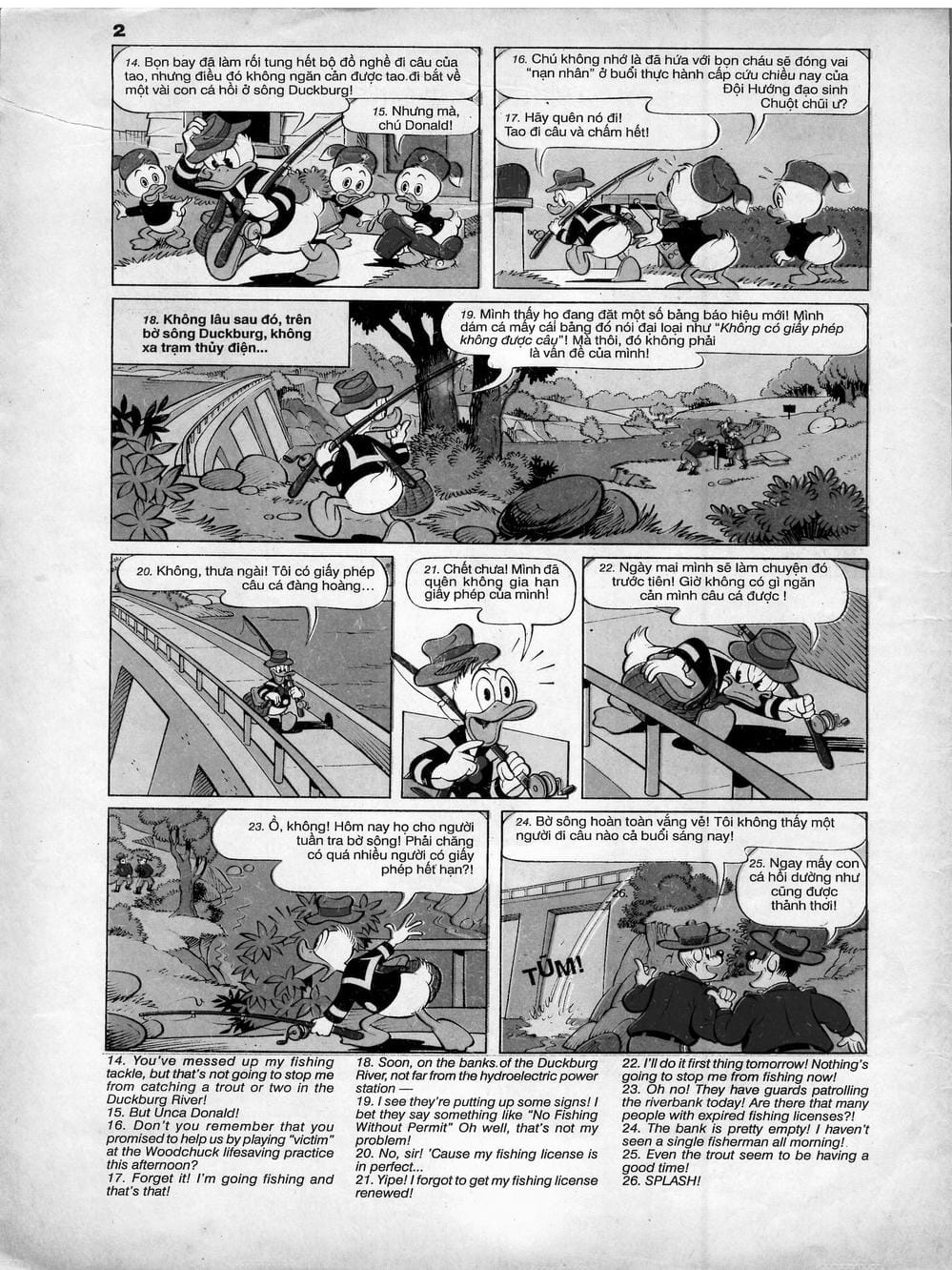Truyện Tranh Donald Và Bạn Hữu trang 2