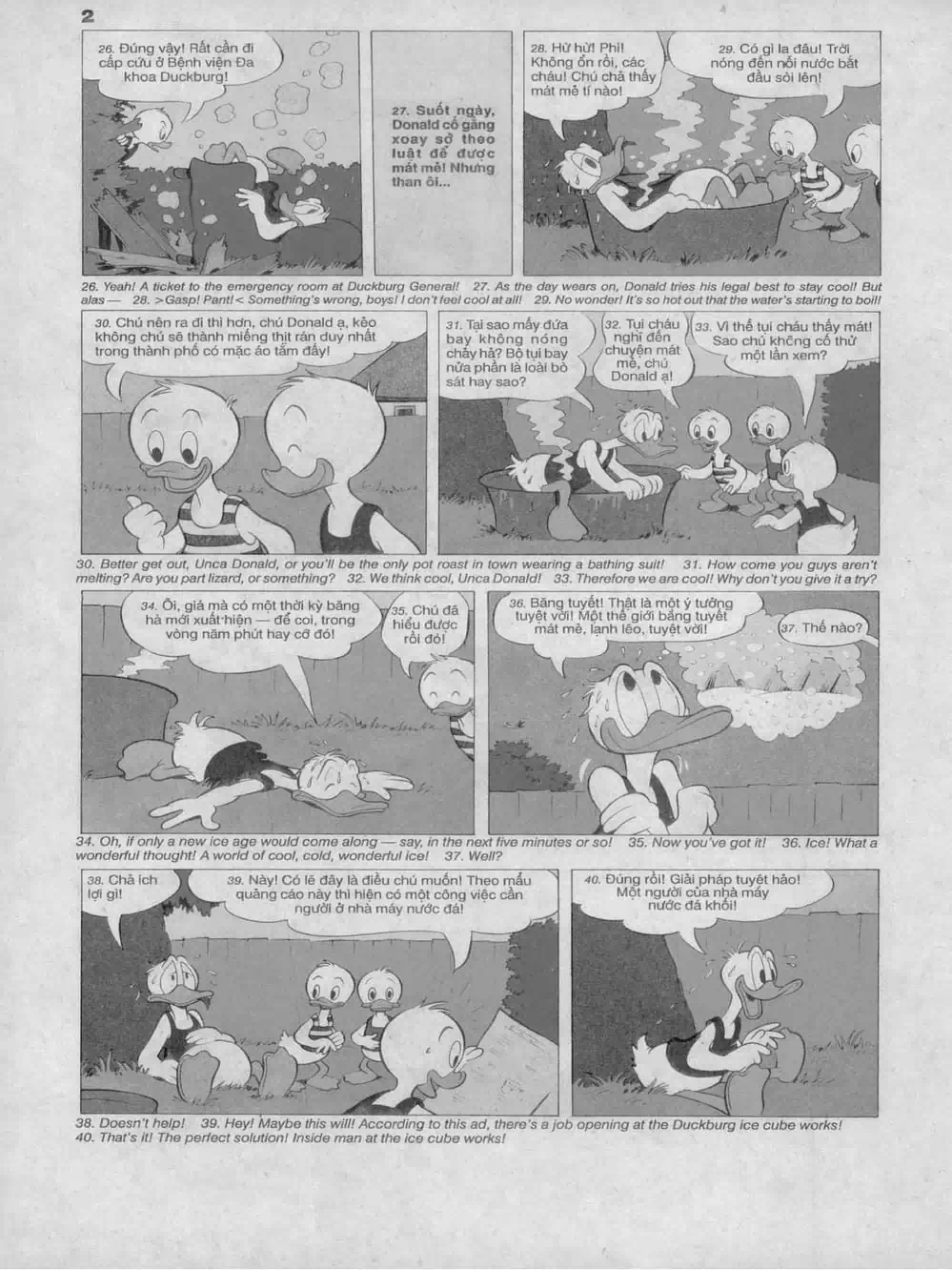 Truyện Tranh Donald Và Bạn Hữu trang 2