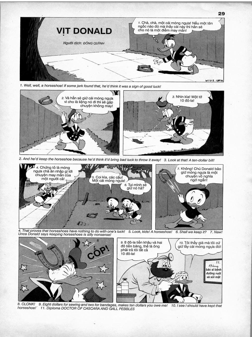Truyện Tranh Donald Và Bạn Hữu trang 2