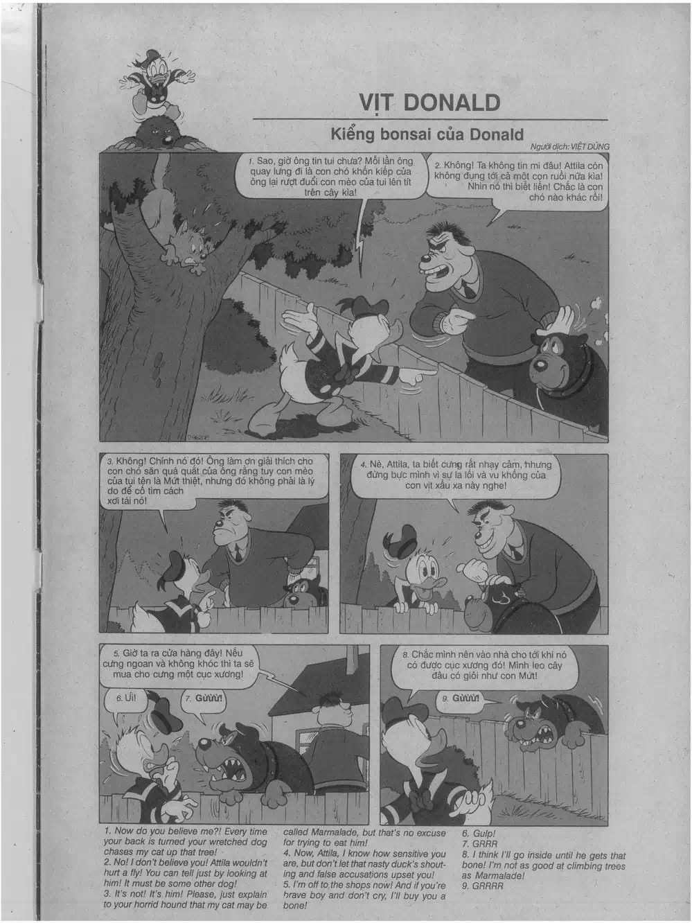 Truyện Tranh Donald Và Bạn Hữu trang 2