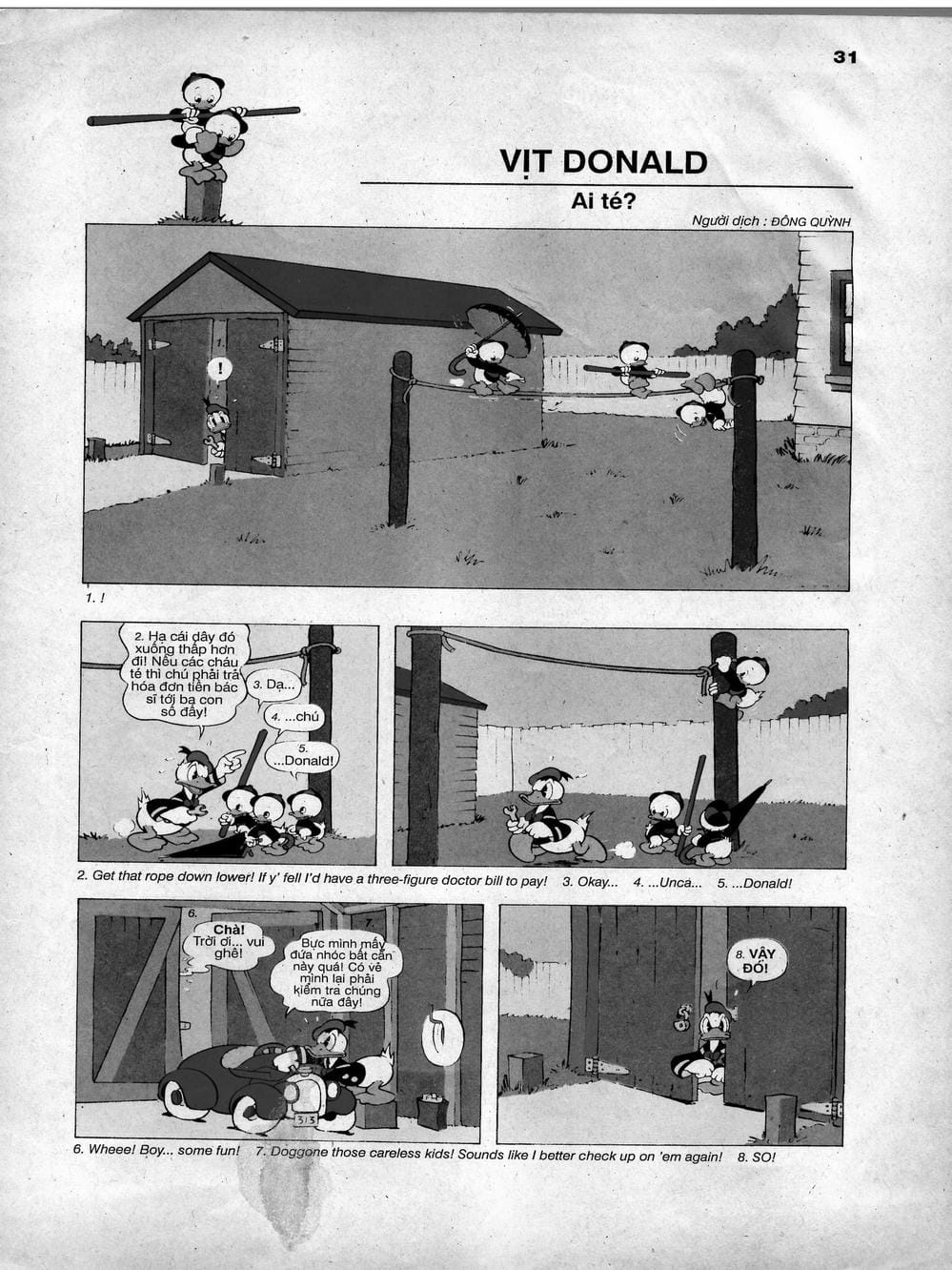 Truyện Tranh Donald Và Bạn Hữu trang 2