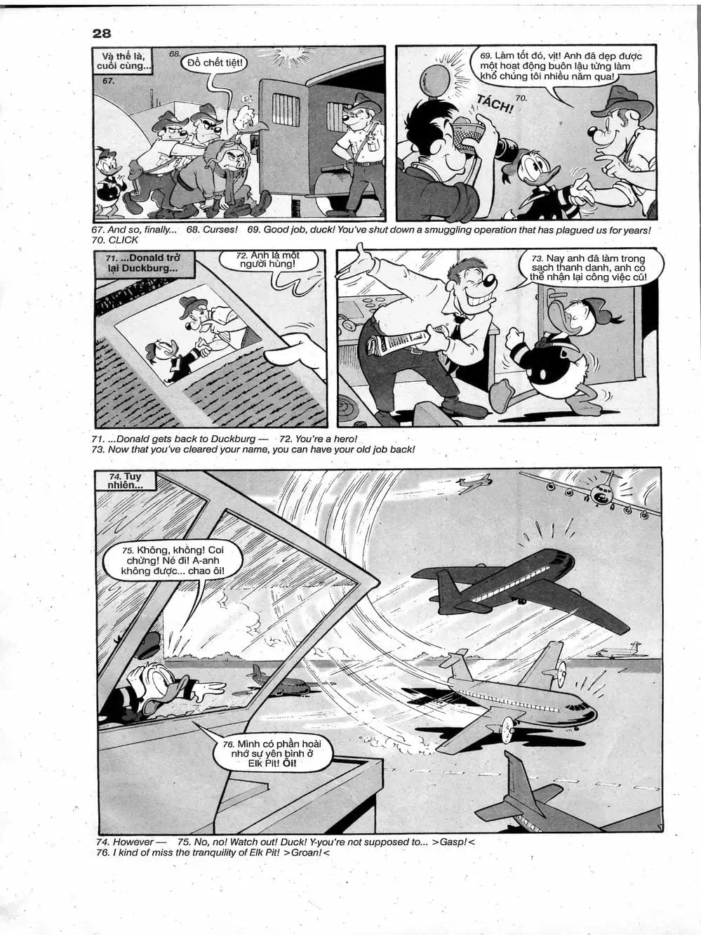 Truyện Tranh Donald Và Bạn Hữu trang 2