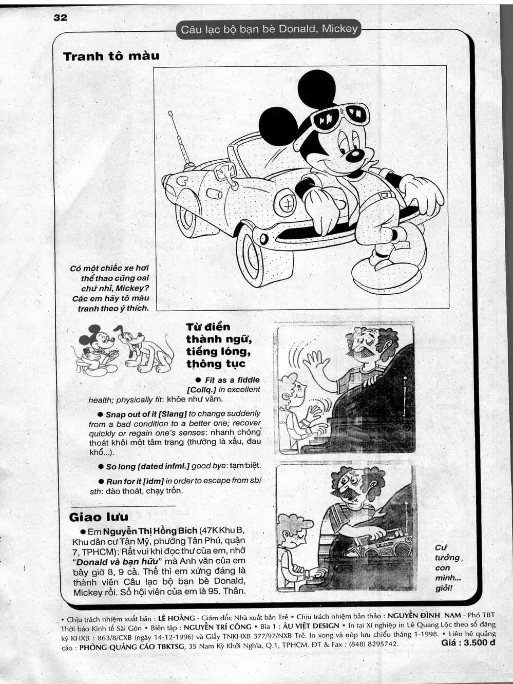 Truyện Tranh Donald Và Bạn Hữu trang 2