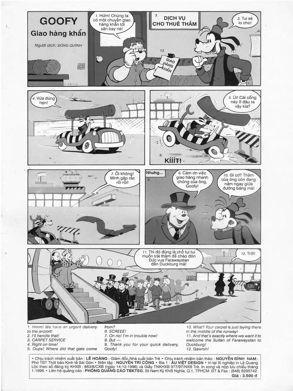 Truyện Tranh Donald Và Bạn Hữu trang 2