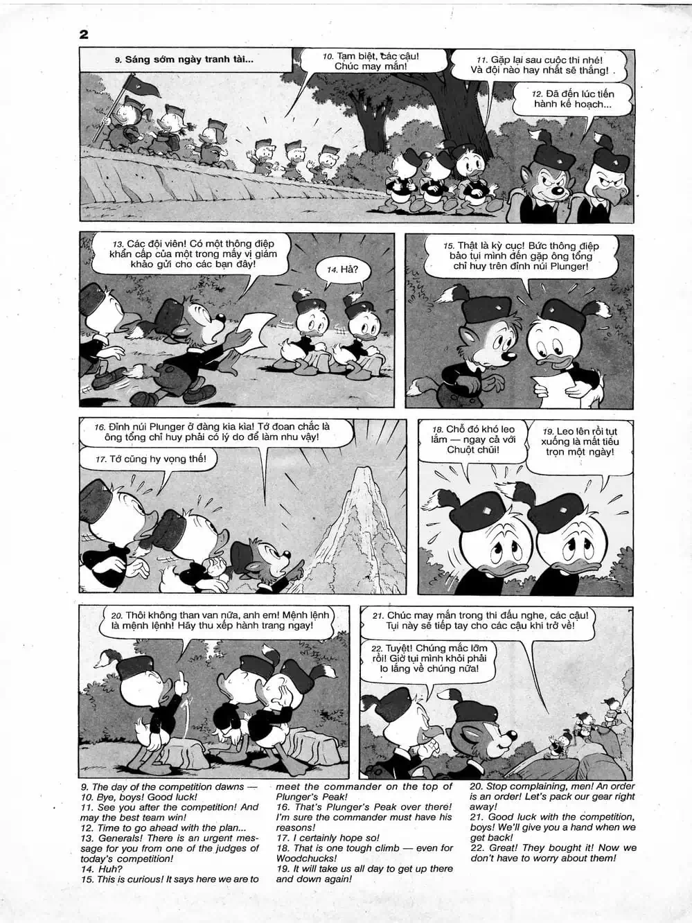 Truyện Tranh Donald Và Bạn Hữu trang 2