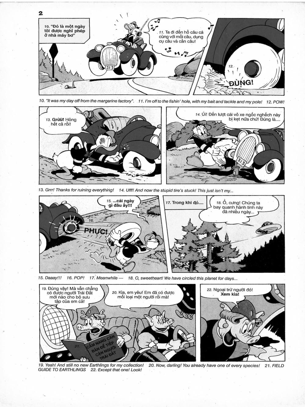Truyện Tranh Donald Và Bạn Hữu trang 2