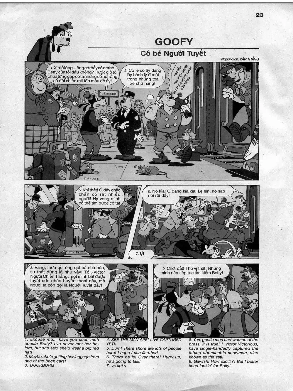 Truyện Tranh Donald Và Bạn Hữu trang 2