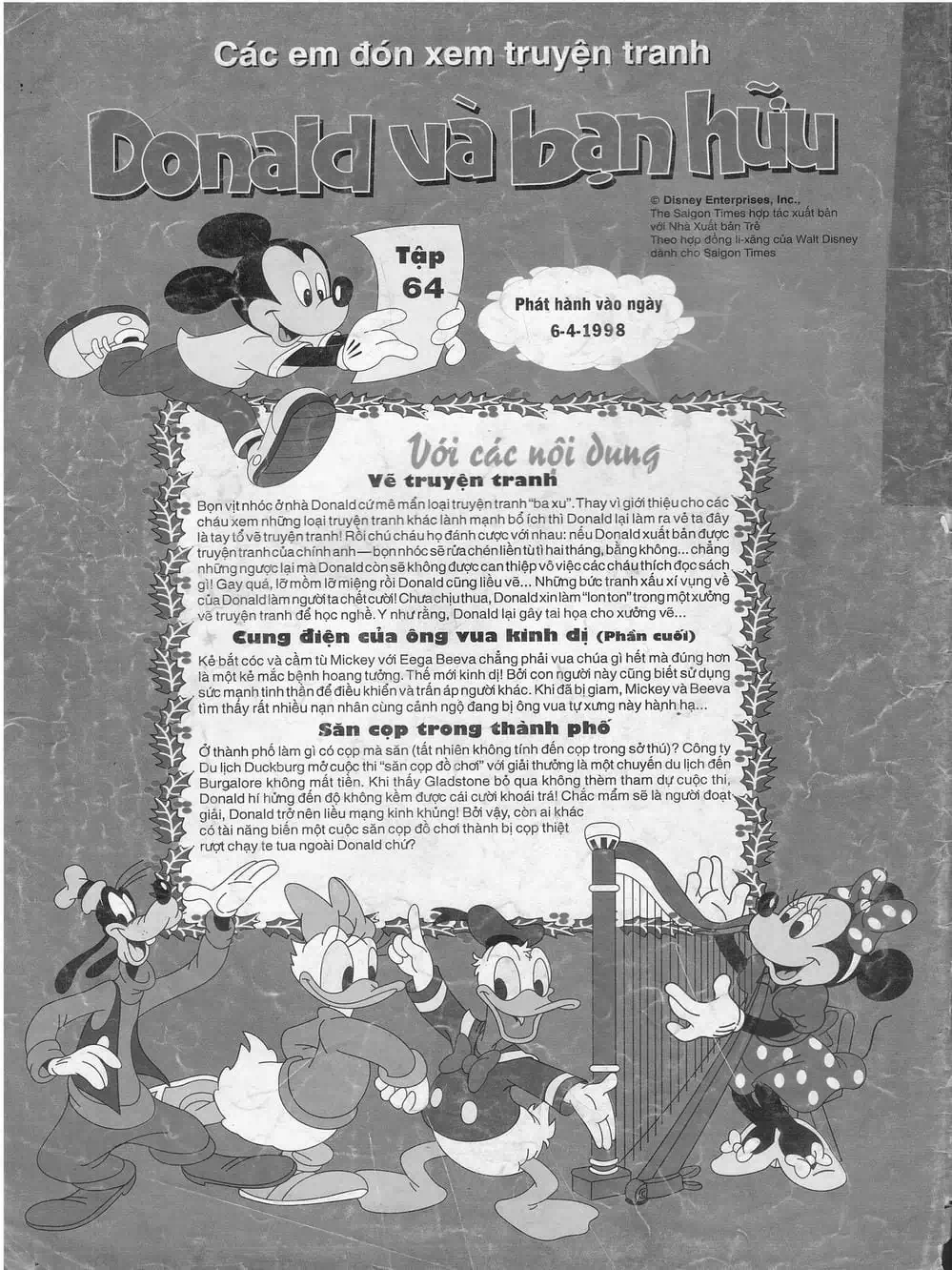 Truyện Tranh Donald Và Bạn Hữu trang 2