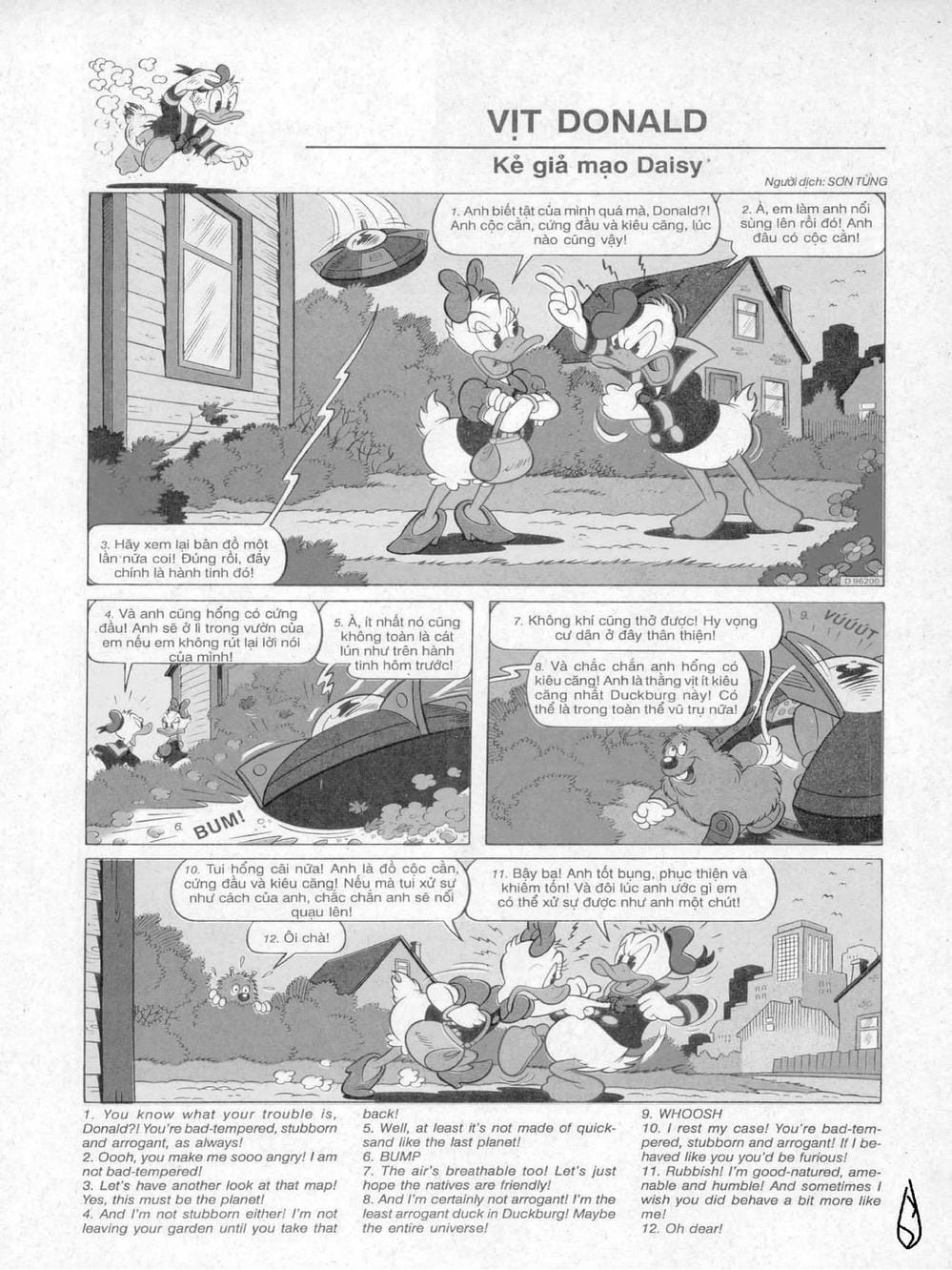 Truyện Tranh Donald Và Bạn Hữu trang 2