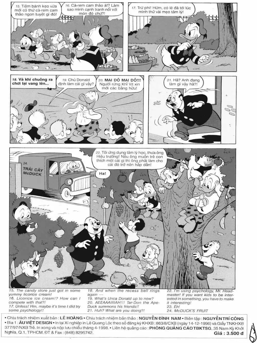 Truyện Tranh Donald Và Bạn Hữu trang 2