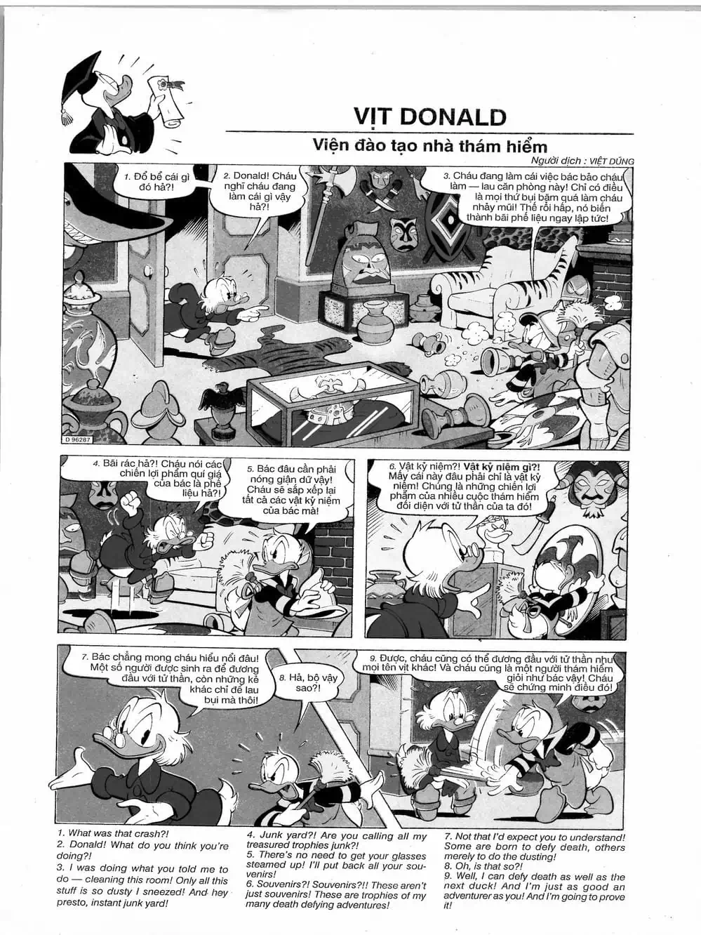 Truyện Tranh Donald Và Bạn Hữu trang 2