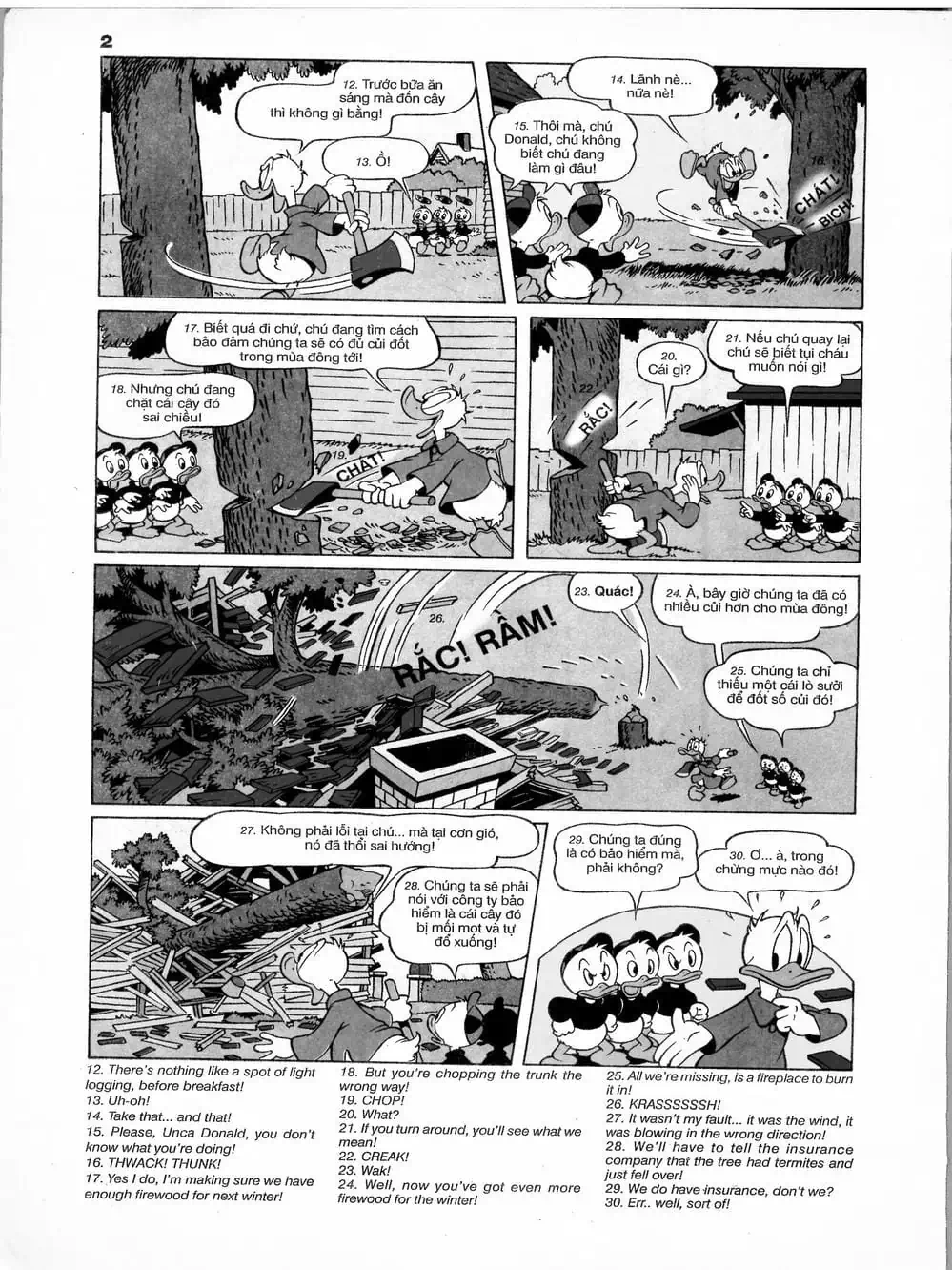 Truyện Tranh Donald Và Bạn Hữu trang 2