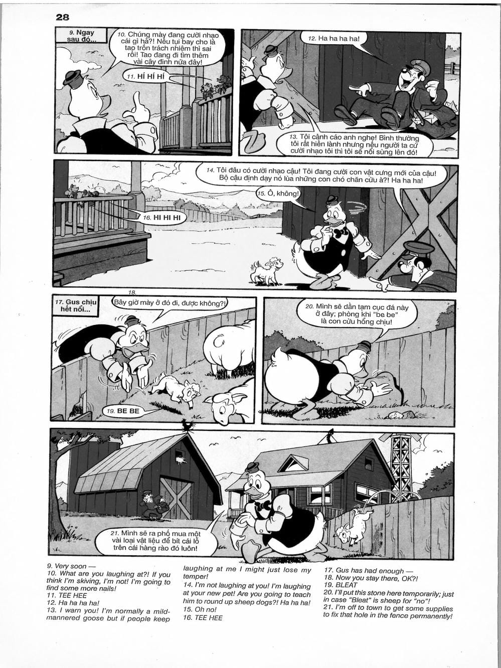 Truyện Tranh Donald Và Bạn Hữu trang 2