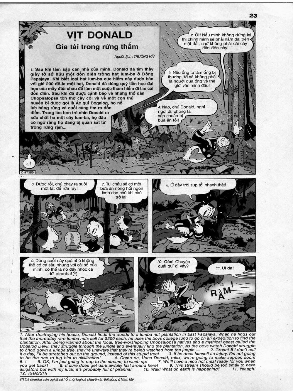 Truyện Tranh Donald Và Bạn Hữu trang 2