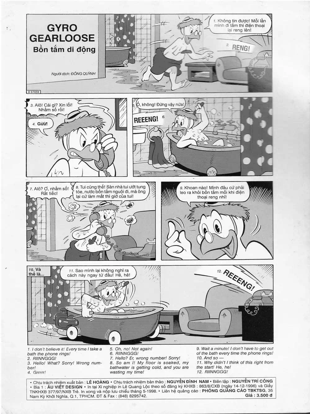 Truyện Tranh Donald Và Bạn Hữu trang 2