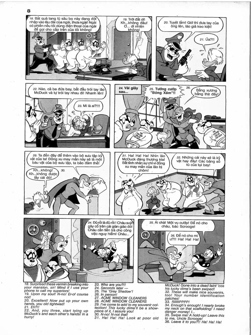 Truyện Tranh Donald Và Bạn Hữu trang 2