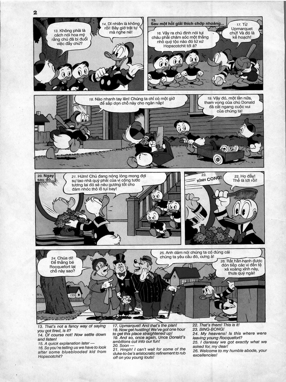 Truyện Tranh Donald Và Bạn Hữu trang 2