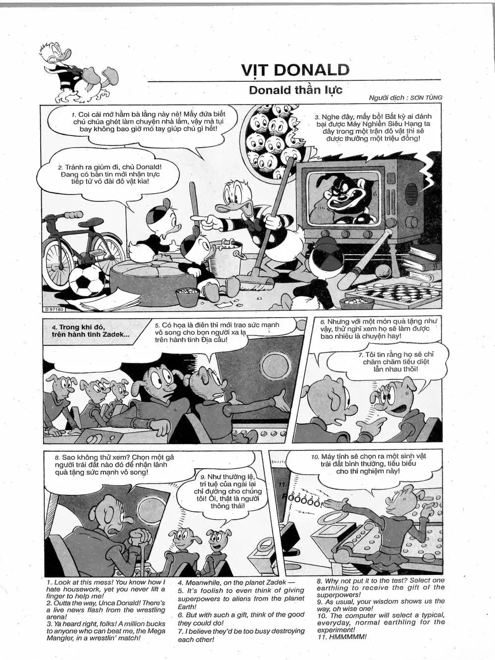 Truyện Tranh Donald Và Bạn Hữu trang 2