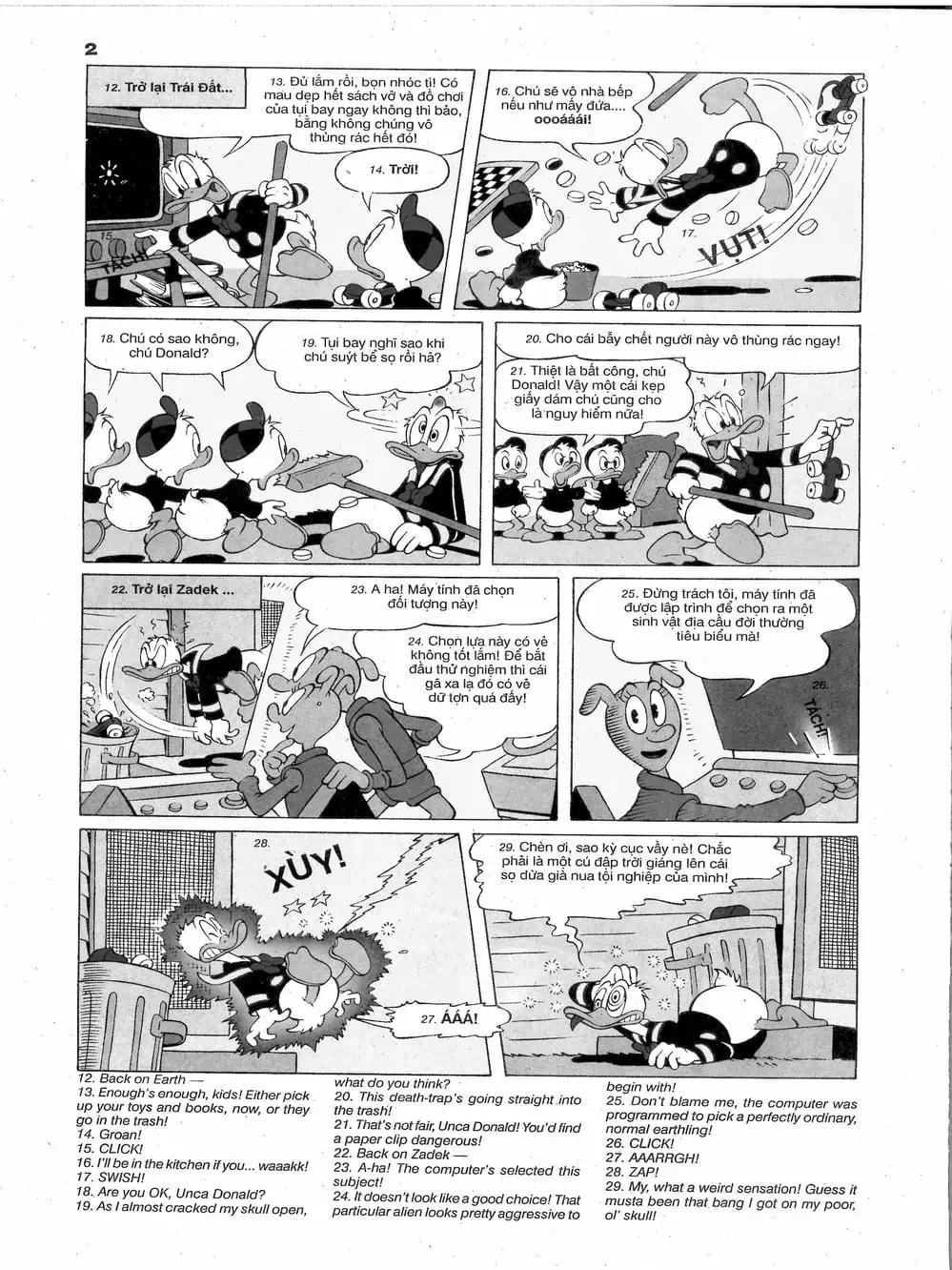 Truyện Tranh Donald Và Bạn Hữu trang 2